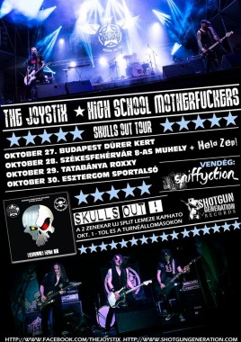 The Joystix & Highschool Motherfuckers: Skulls Out! (2016) Lemezbemutató turné! (HU)