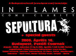 In Flames (SWE), Sepultura (BRA)