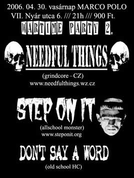 Needful Things, Step On It