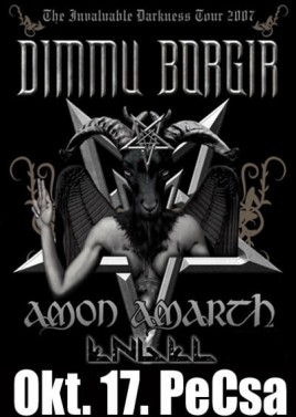 Dimmu Borgir (NOR), Amon Amarth (SWE), Engel (SWE)