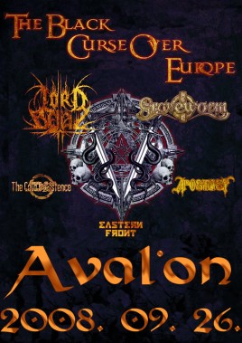 Lord Belial (SWE), Graveworm (I), Apostasy (SWE), The Cold Existence (SWE), Eastern Front (UK)